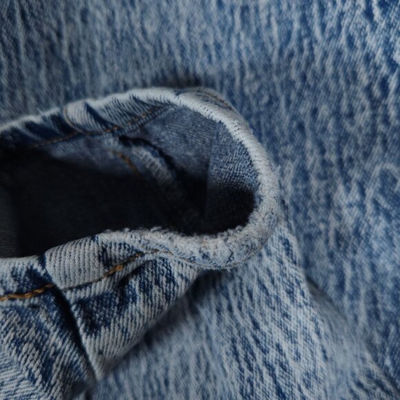 Vintage Sasson Acid Washed Blue Jeans Womens Size 9 Tapered Denim Pants FLAW - Picture 14 of 16